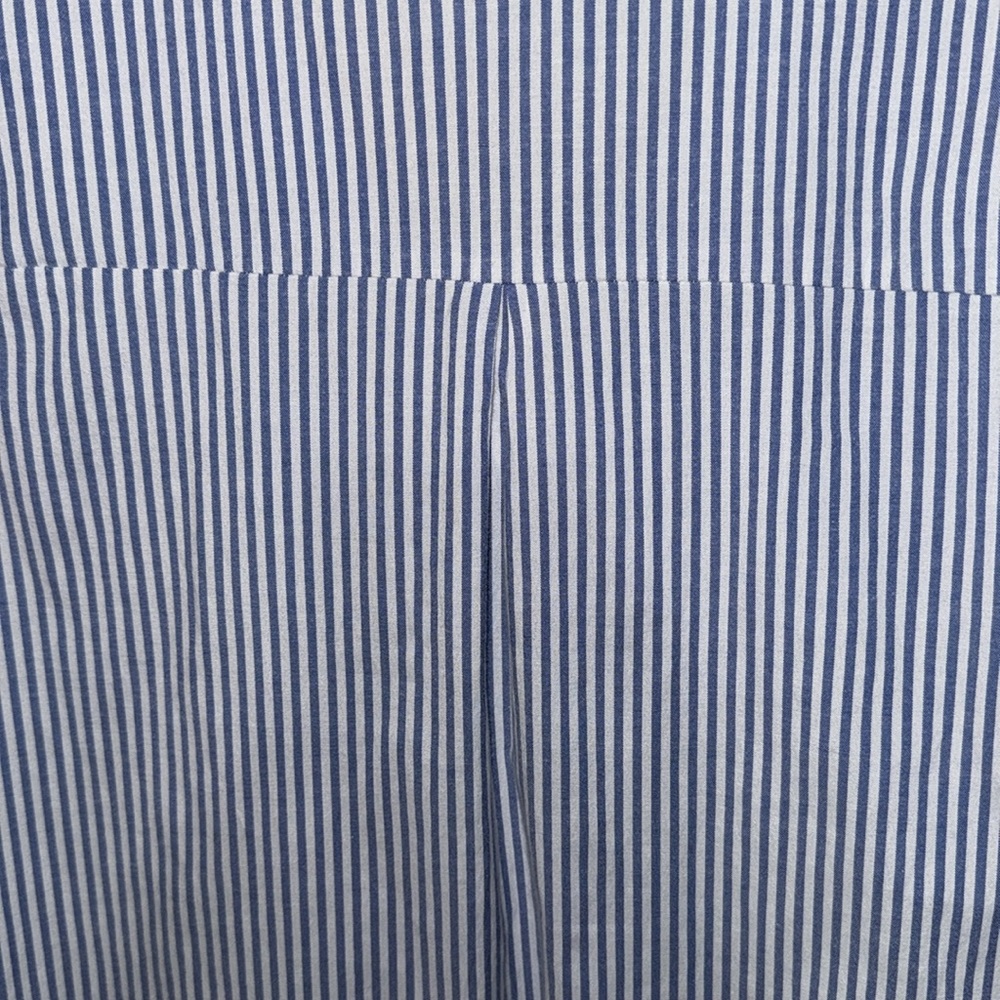 Blue and White Striped Midi Dress by Neon Rose Size Large - Picture 6 of 6